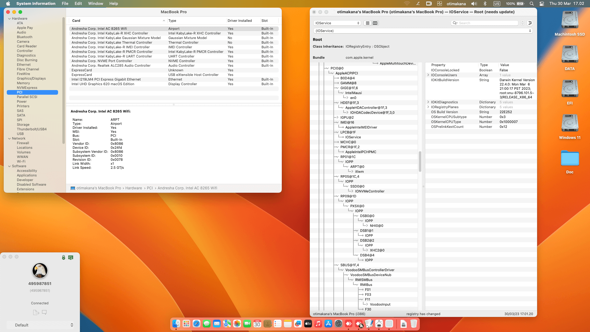 Lenovo Thinkpad X1 Carbon 6th Gen 5th [KabyLake R   Intel UHD 620 + PS2 SMBUS]   OpenCore 9